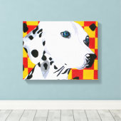 Dalmation Canvas Afdruk (Insitu (Houten vloer))
