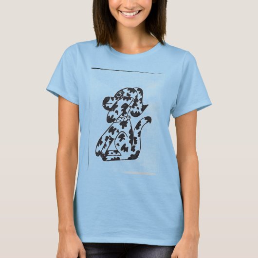 Dalmation dames t-shirt (Voorkant)