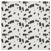Dalmation Dog Black and White Spot Pattern Stof (Swatch)