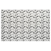 Dalmation Dog Black and White Spot Pattern Stof (Fat Quarter)