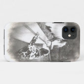 Dalmation dog Dolly met paard Case-Mate iPhone Case (Achterkant (horizontaal))
