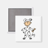 Dalmation Dog Dress Up Tshirts en geschenken Magneet (Voorkant / Achterkant)