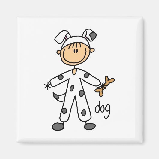 Dalmation Dog Dress Up Tshirts en geschenken Magneet (Voorkant)