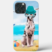 Dalmation Dog op Beach Case-Mate iPhone Case (Achterkant)