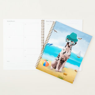Dalmation Dog op Beach Planner