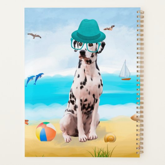 Dalmation Dog op Beach Planner (Achterkant)