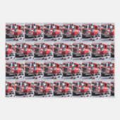 Dalmation draagt een gepensioneerd Shirt Inpakpapier Vel (Voorkant 3)