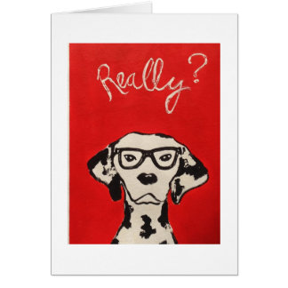 Dalmation in het rood