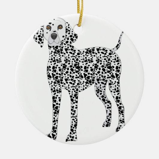 Dalmation Keramisch Ornament (Voorkant)