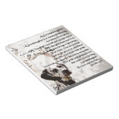 Dalmation - Kleindochter Poem Notitieblok (Schuin)