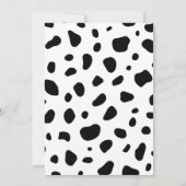 Dalmation Let's Paw-ty Birthday Kaart (Achterkant)