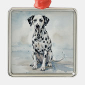 Dalmation Metalen Ornament (Voorkant)