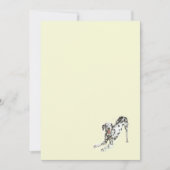 Dalmation Note Card Bedankkaart (Voorkant)