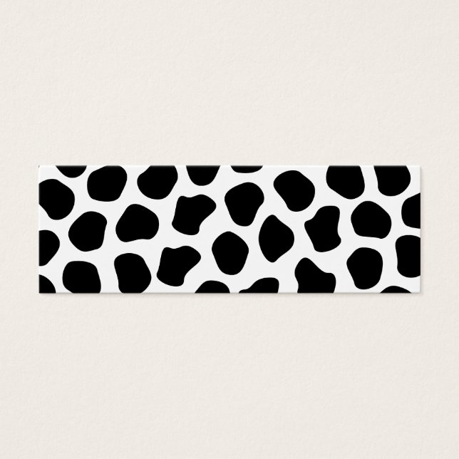 Dalmation Print Mini Visitekaartjes (Voorkant)