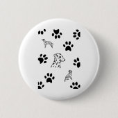 Dalmation-puppies Ronde Button 5,7 Cm (Voorkant)