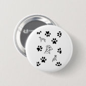 Dalmation-puppies Ronde Button 5,7 Cm (Voorkant /achterkant)