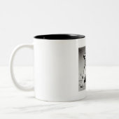 Dalmation Puppy Tweekleurige Koffiemok (Links)