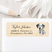 Dalmation retouradreslabel etiket (Insitu)