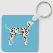 Dalmation Sleutelhanger (Achterkant)