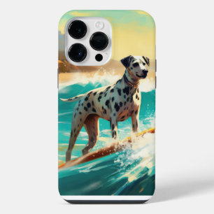 Dalmation strand surfschildering iPhone 14 pro max hoesje