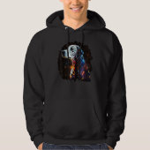 Dalmationer uit de buitenruimte op Galaxy Ruimteva Hoodie (Voorkant)