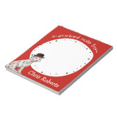 Dalmationr Zwarte Pet Hondenlijst Notitieblok (Linkerzijde)