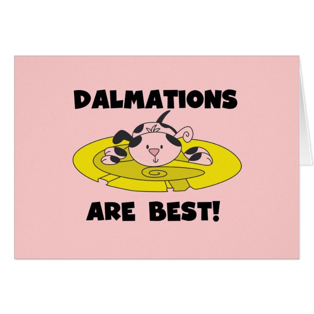 Dalmations is Beste T-shirts en Giften (Voorkant Horizontaal)