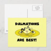 Dalmations is Beste T-shirts en Giften Briefkaart (Voorkant / Achterkant)
