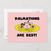 Dalmations is Beste T-shirts en Giften Briefkaart (Voorkant / Achterkant)