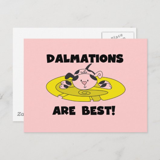 Dalmations is Beste T-shirts en Giften Briefkaart (Voorkant / Achterkant)