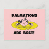 Dalmations is Beste T-shirts en Giften Briefkaart (Voorkant)