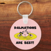 Dalmations is Beste T-shirts en Giften Sleutelhanger (Voorkant)