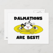 Dalmations zijn beste T-shirts en geschenken Briefkaart (Voorkant / Achterkant)