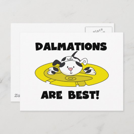 Dalmations zijn beste T-shirts en geschenken Briefkaart (Voorkant / Achterkant)