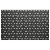 Dalmationsilhouet Huisdier Stof (Fat Quarter)
