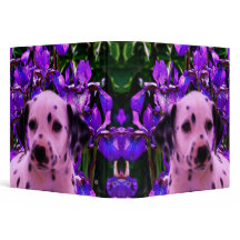 Dalmationsjongere Iris Bloemen Hond Kunst