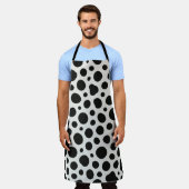 Dalmatisch geïnspireerd ontwerp schort (Gedragen)