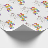 Dalmatisch Happy Birthday-inpakpapier Cadeaupapier (Hoek)