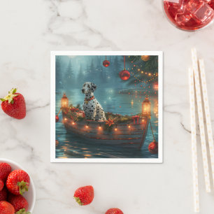 Dalmatisch Kerstfeest Reis Servet