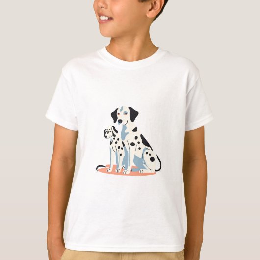 Dalmatisch kindershirt t-shirt (Voorkant)