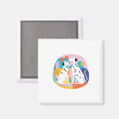 Dalmatisch magnet (Voorkant / Achterkant)