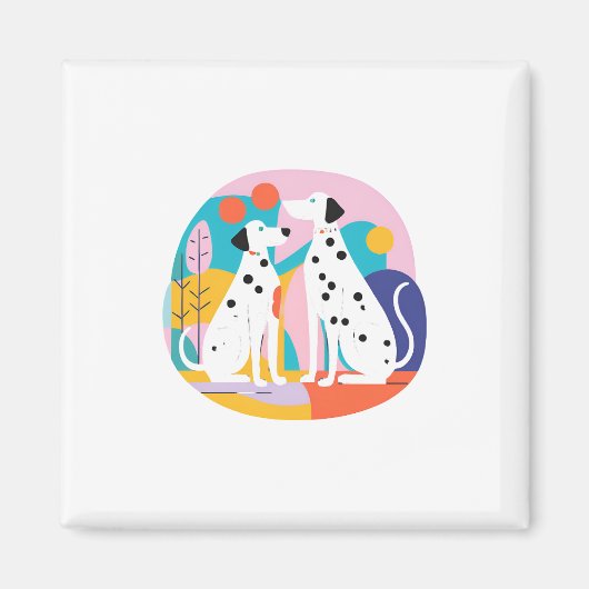 Dalmatisch magnet (Voorkant)