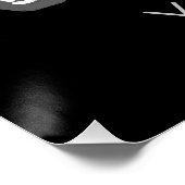 Dalmatisch met Paw  Hondenliefhebbers ontwerp Perfect Poster (Hoek)