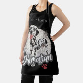 Dalmatisch met Paw Hondenliefhebbers ontwerp Schort (Insitu)