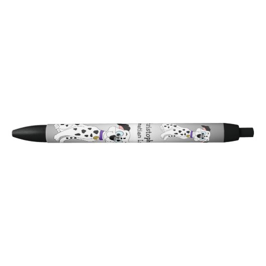 Dalmatisch ontwerp zwarte inkt pen (Voorkant)