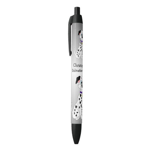 Dalmatisch ontwerp zwarte inkt pen (Top (Verticaal))
