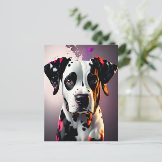 Dalmatisch, Postcrossing Briefkaart (Staand voorkant)