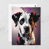 Dalmatisch, Postcrossing Briefkaart (Voorkant / Achterkant)