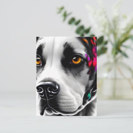 Dalmatisch, Postcrossing Briefkaart (Staand voorkant)