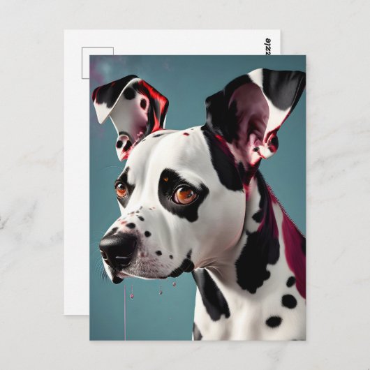 Dalmatisch, Postcrossing Briefkaart (Voorkant / Achterkant)
